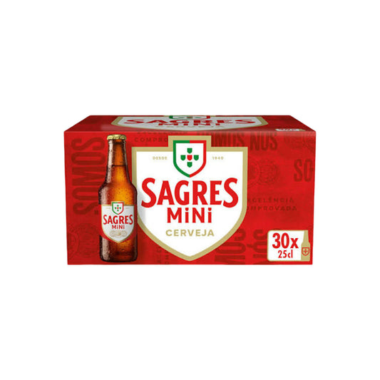 Sagres Bier 30x 0,25cl