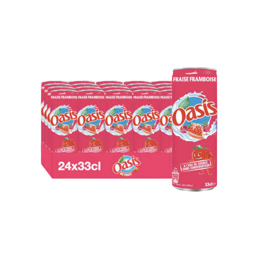 Oasis Fraise Framboise 24x 0,33l