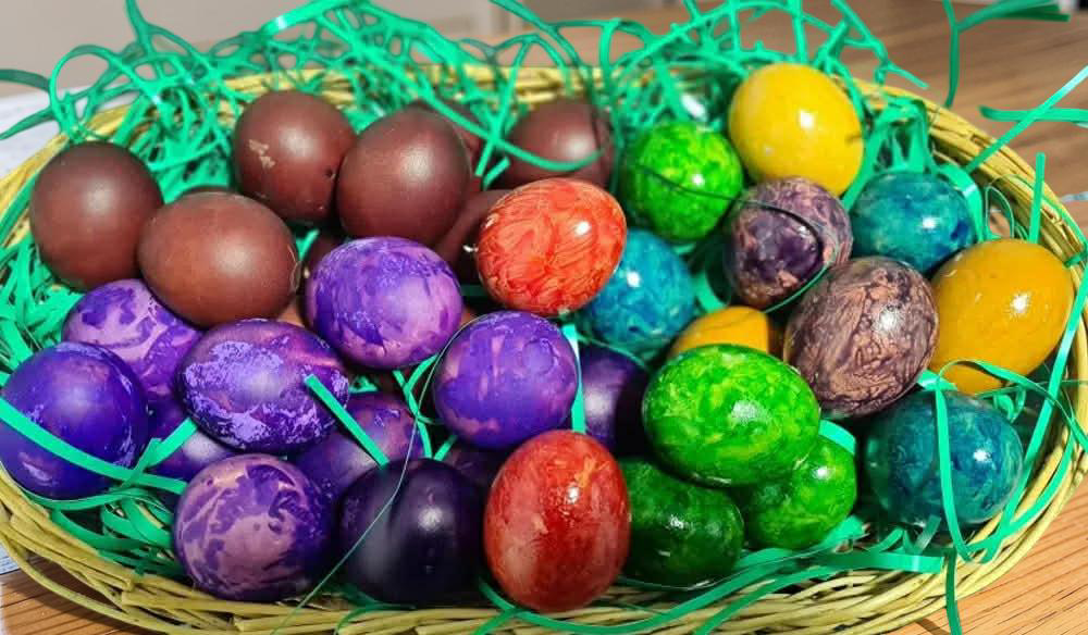 Bunte Gefärbte Ostereier 30 Stück