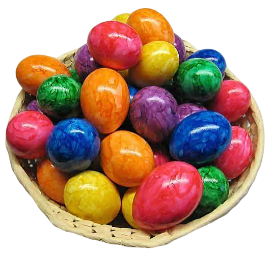 Bunte Ostereiern