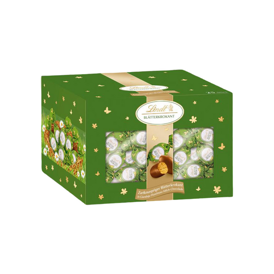 Lindt Blätterkrokant-Eier, Schockoladen-Ostereier 25x17gr