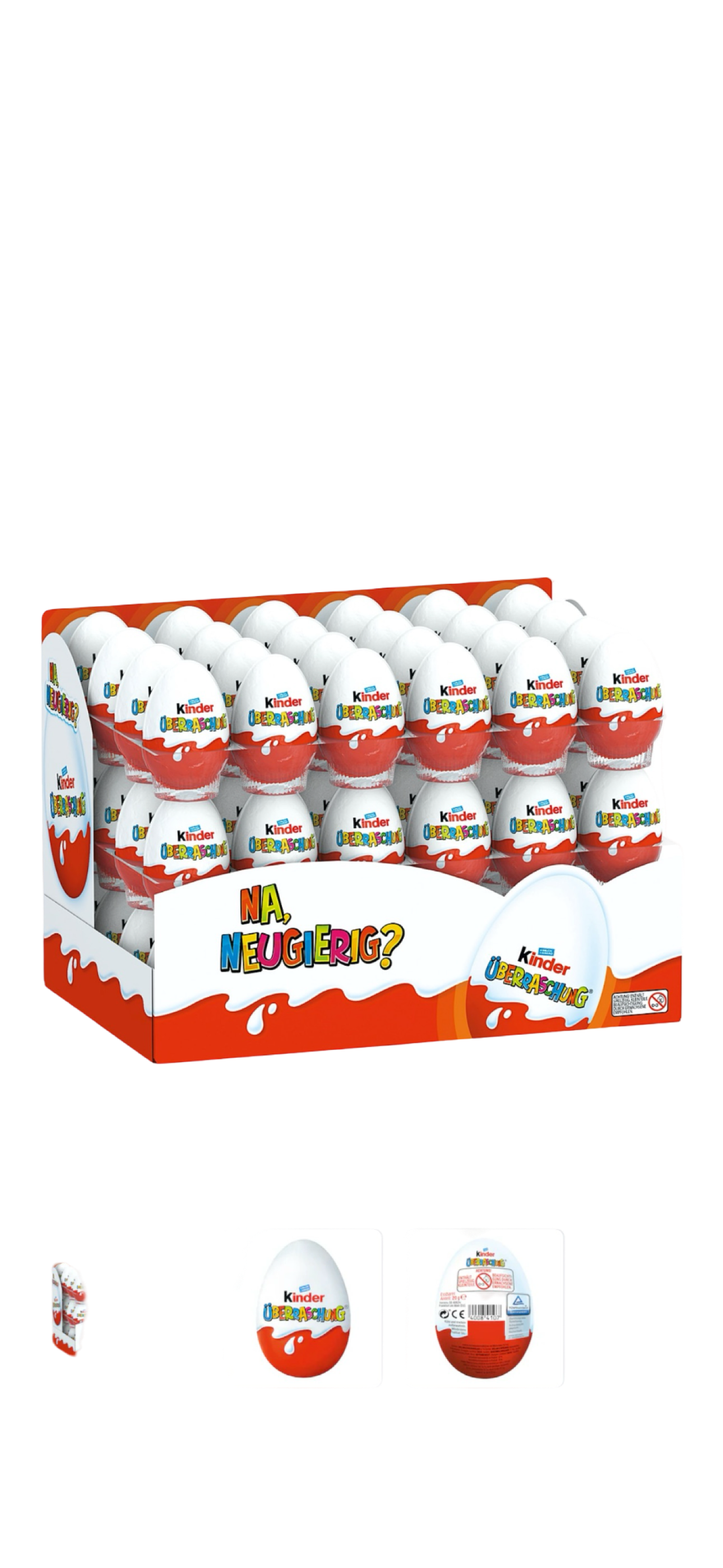 Kinder Überaschungeier 72x20gr